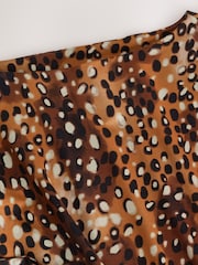 Deer Print N. Premium Supima Boat Neck Short Sleeve T-Shirt - Image 7 of 7
