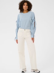 Kaffe White KAbrook High Rise Jeans - Image 1 of 5