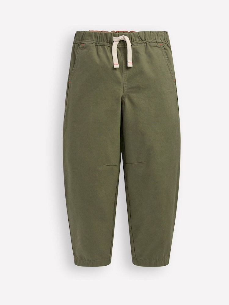 Boden Green Pull-on Barrel Trousers - Image 1 of 3