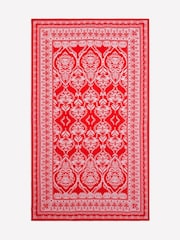 Boden Red Printed Sarong Scarf - Image 3 of 4