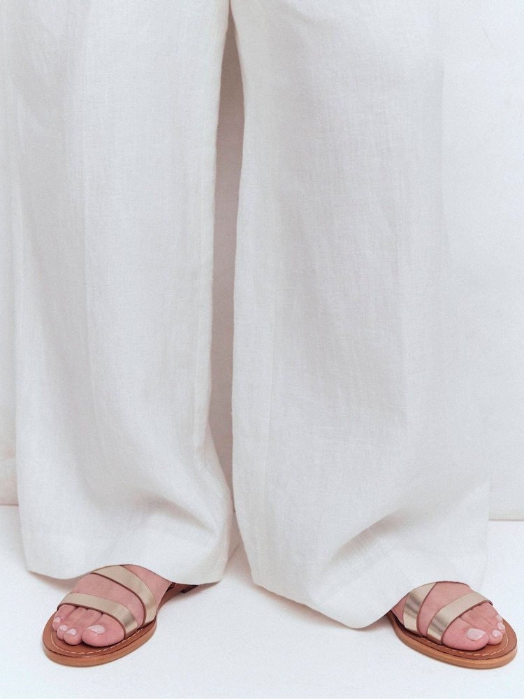 Золотой - Boden Asymmetric Sandals - Изображение 2 6