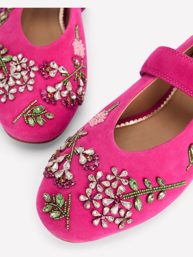 Boden Pink Kylie Flat Buckle Mary Janes Shoes - Image 5 of 5