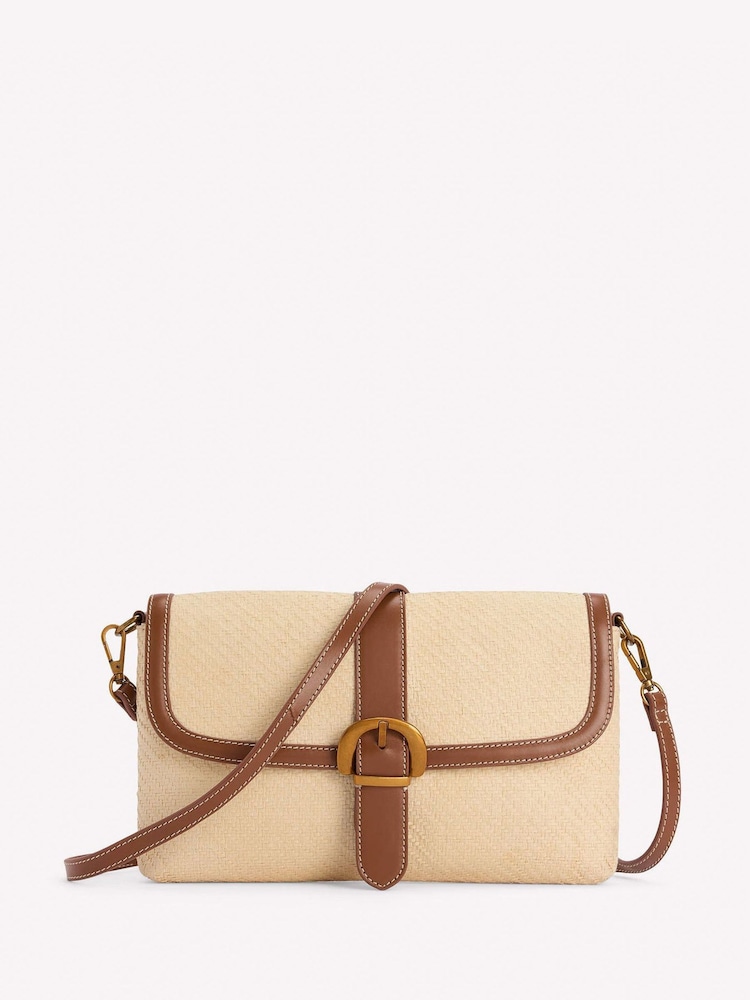 Boden Natural Buckle Clutch - Image 2 of 5