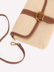 Boden Natural Buckle Clutch - Image 4 of 5