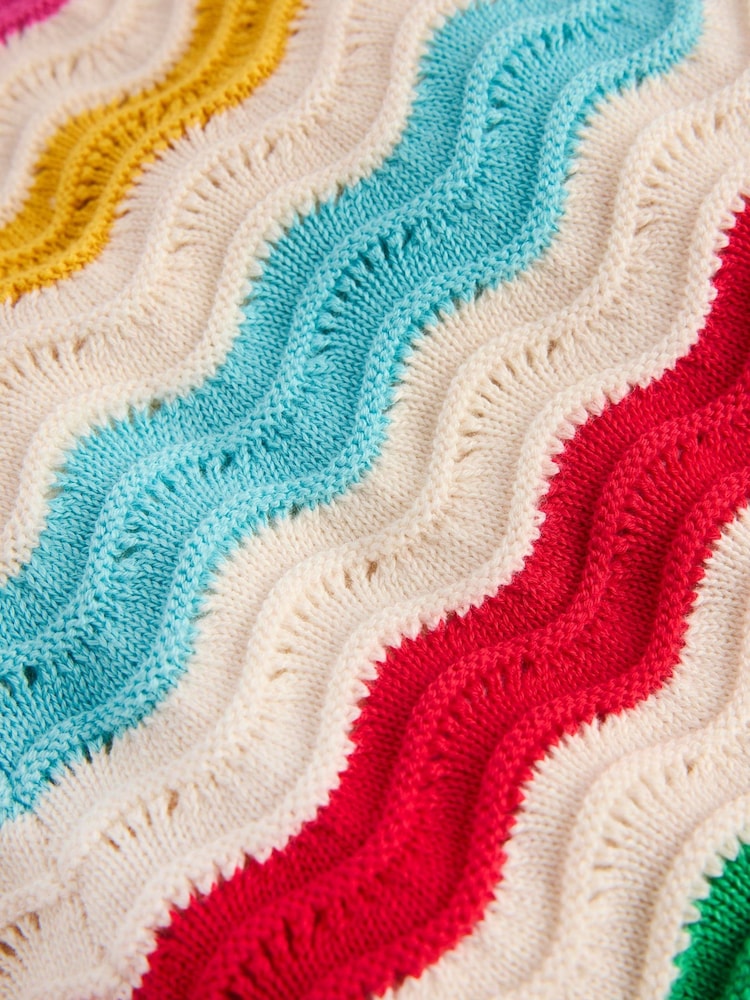 Boden Cream Crochet Knitted Shorts - Image 3 of 3