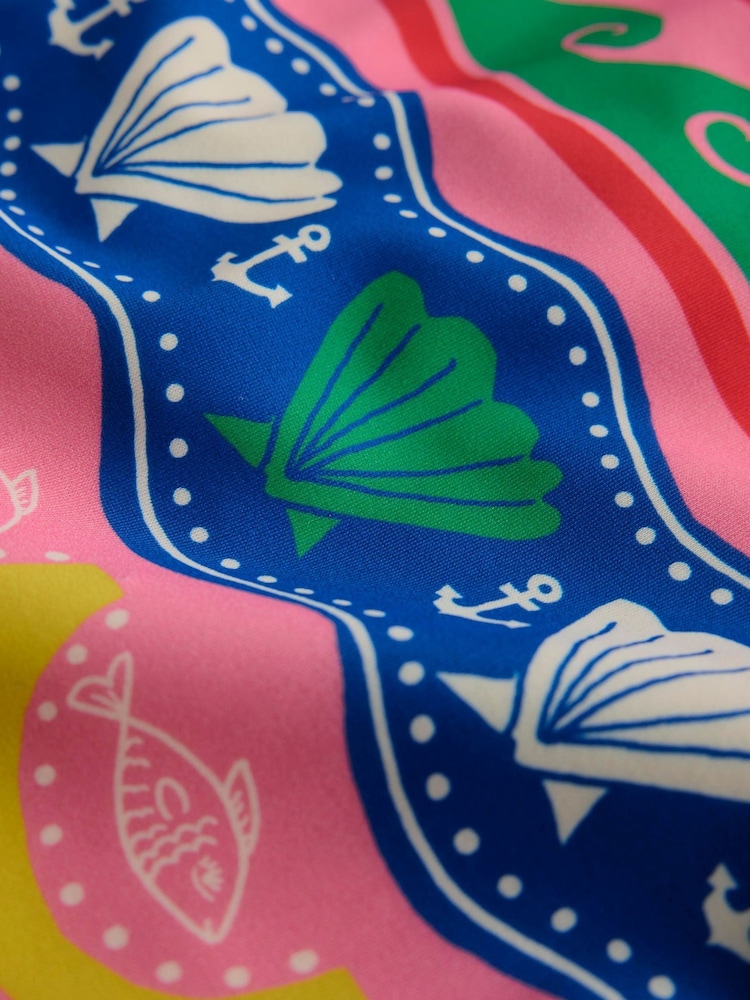 Boden Blue Hallie Frill Strap Swimsuit - Image 3 of 3