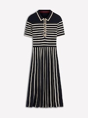 Boden Cream Collared Knitted Dress - Image 7 of 7