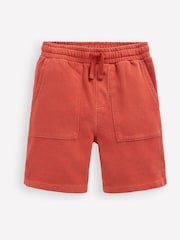Boden Red Garment Dye Sweat Shorts - Image 1 of 3
