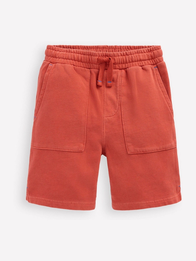 Boden Red Garment Dye Sweat Shorts - Image 1 of 3 Boden Red Garment Dye Sweat Shorts - Image 1 of 3