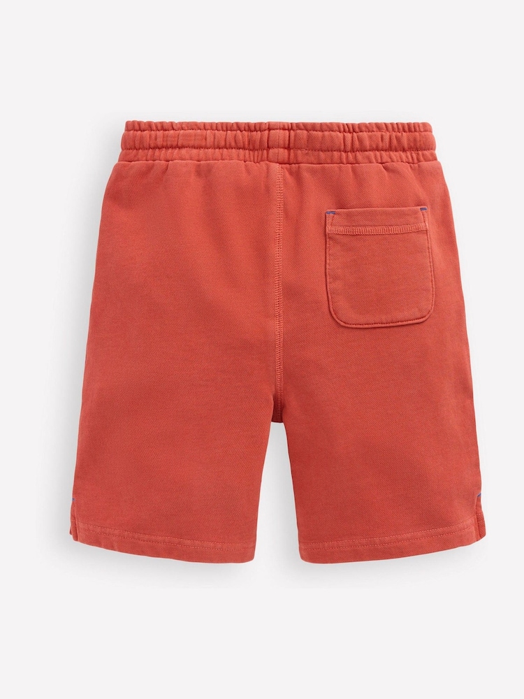 Boden Red Garment Dye Sweat Shorts - Image 2 of 3 Boden Red Garment Dye Sweat Shorts - Image 2 of 3