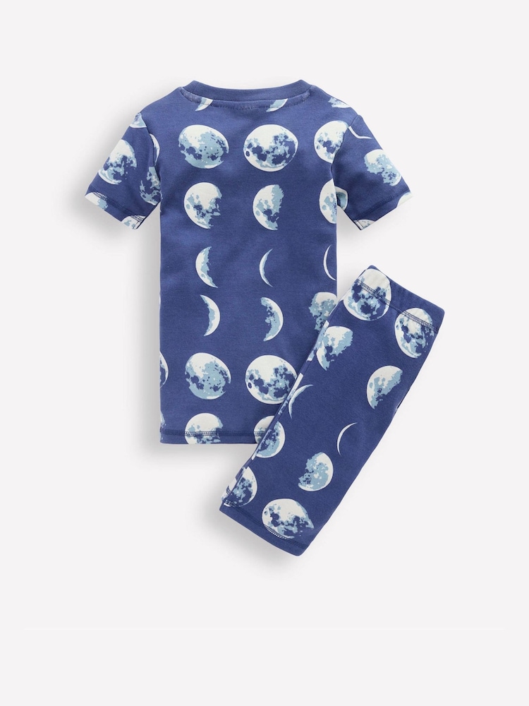 Boden Blue Snug Short John Glow Pyjamas - Image 2 of 3