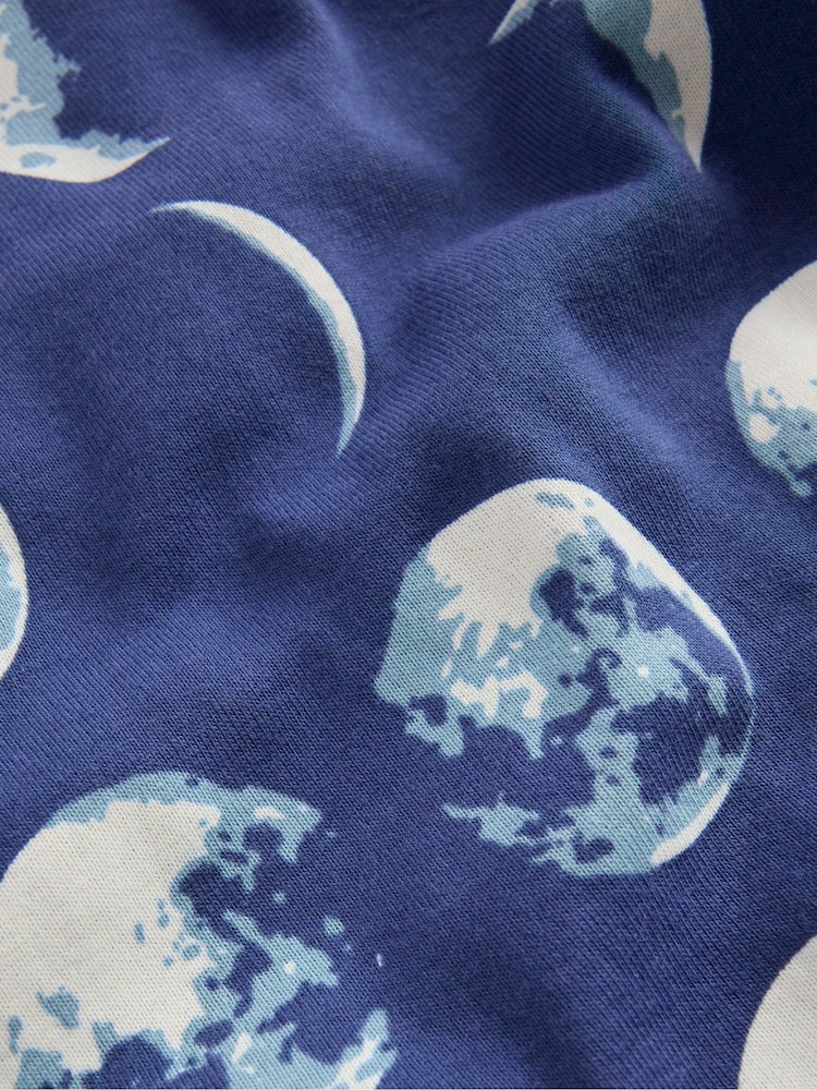 Boden Blue Snug Short John Glow Pyjamas - Image 3 of 3