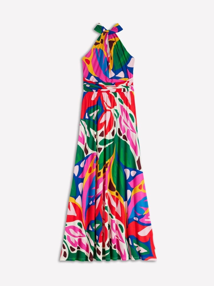 Boden Green Sydney Twist Neck Jersey Dress - Image 3 of 3