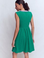 Boden Blue May Jersey Short Dress - Image 3 of 5