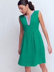 Boden Blue May Jersey Short Dress - Image 4 of 5