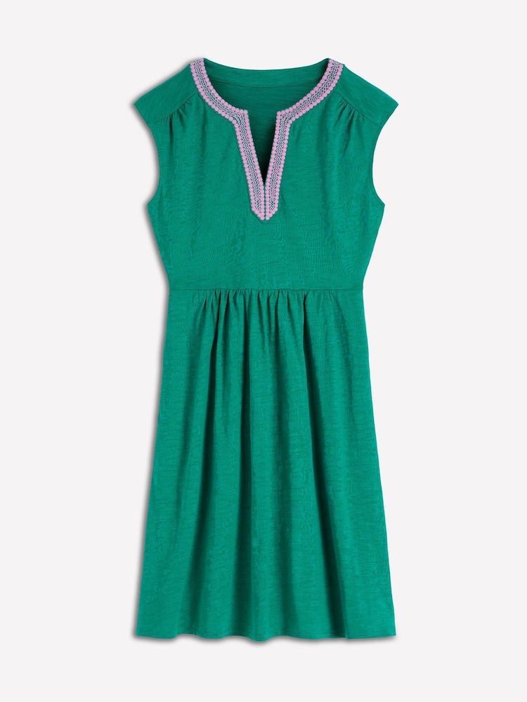 Boden Blue May Jersey Short Dress - Image 5 of 5