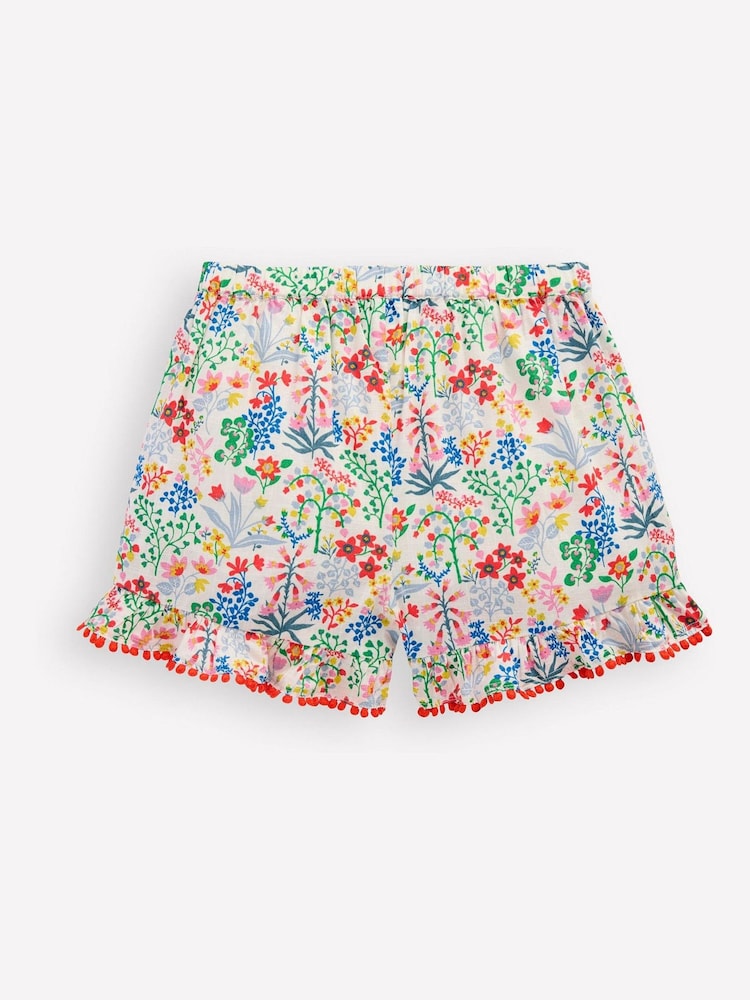 Boden Yellow Frill Woven Shorts - Image 2 of 3 Boden Yellow Frill Woven Shorts - Image 2 of 3