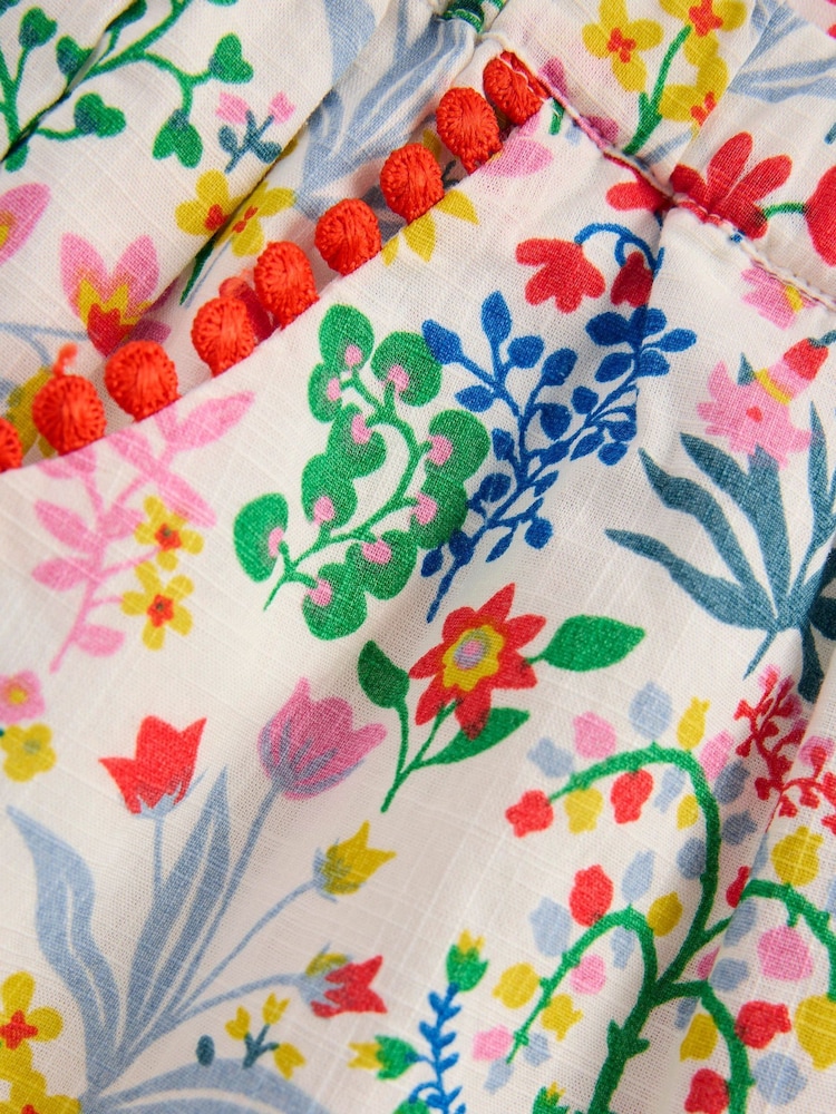 Boden Yellow Frill Woven Shorts - Image 3 of 3 Boden Yellow Frill Woven Shorts - Image 3 of 3