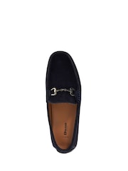 Dune London Blue Brackon Wide fit Moccasins - Image 9 of 10