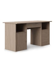 Alphason Brown Dallas Computer Desk - Image 2 of 6