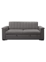 Dorel Home Anthracite Grey Charlotte 3 Seater Sofa Bed - Image 2 of 6