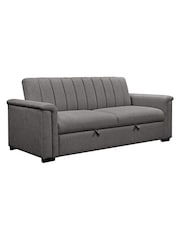 Dorel Home Anthracite Grey Charlotte 3 Seater Sofa Bed - Image 3 of 6