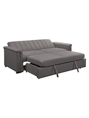 Dorel Home Anthracite Grey Charlotte 3 Seater Sofa Bed - Image 4 of 6