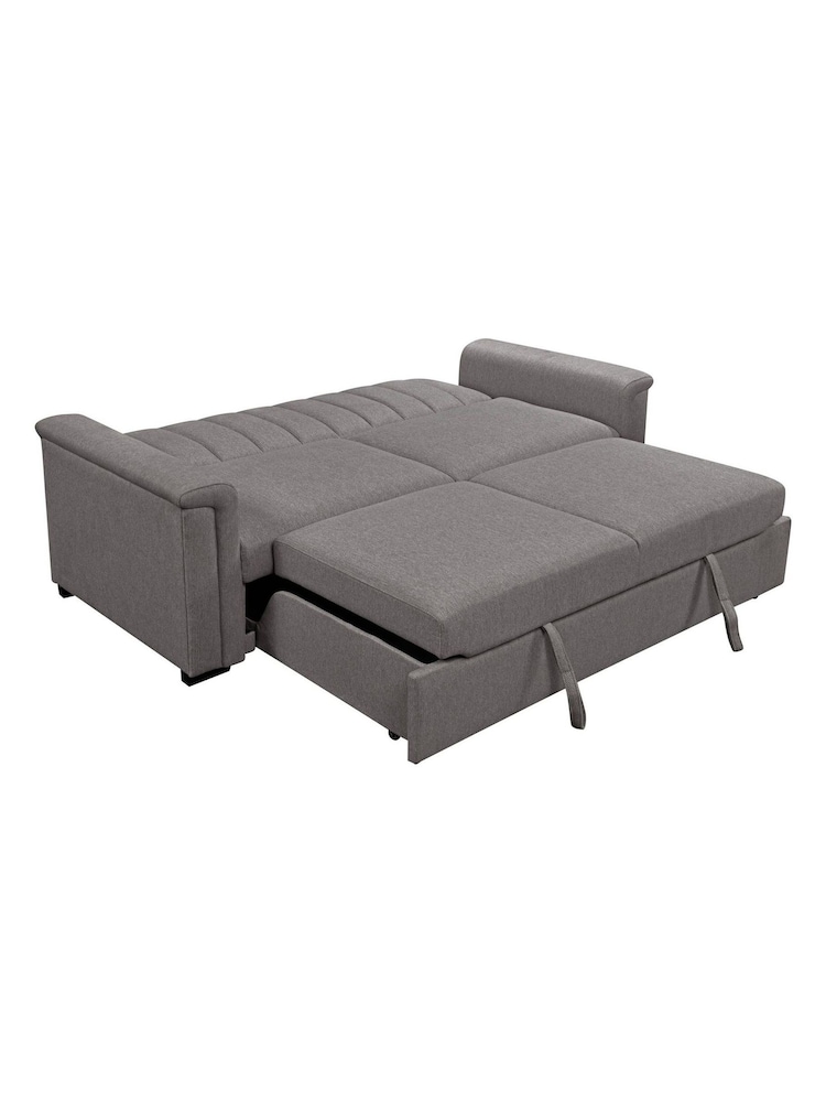 Dorel Home Anthracite Grey Charlotte 3 Seater Sofa Bed - Image 6 of 6