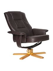 Alphason Brown Drake Recliner Footstool - Image 6 of 6