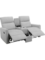 Dorel Home Light Grey Daoulas 2 Seater Double Recliner - Image 3 of 6