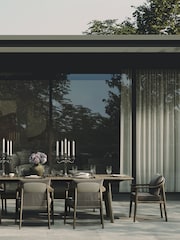 Nth Degree Dark Teak N1 8 Seater Dining Table - Image 1 of 5