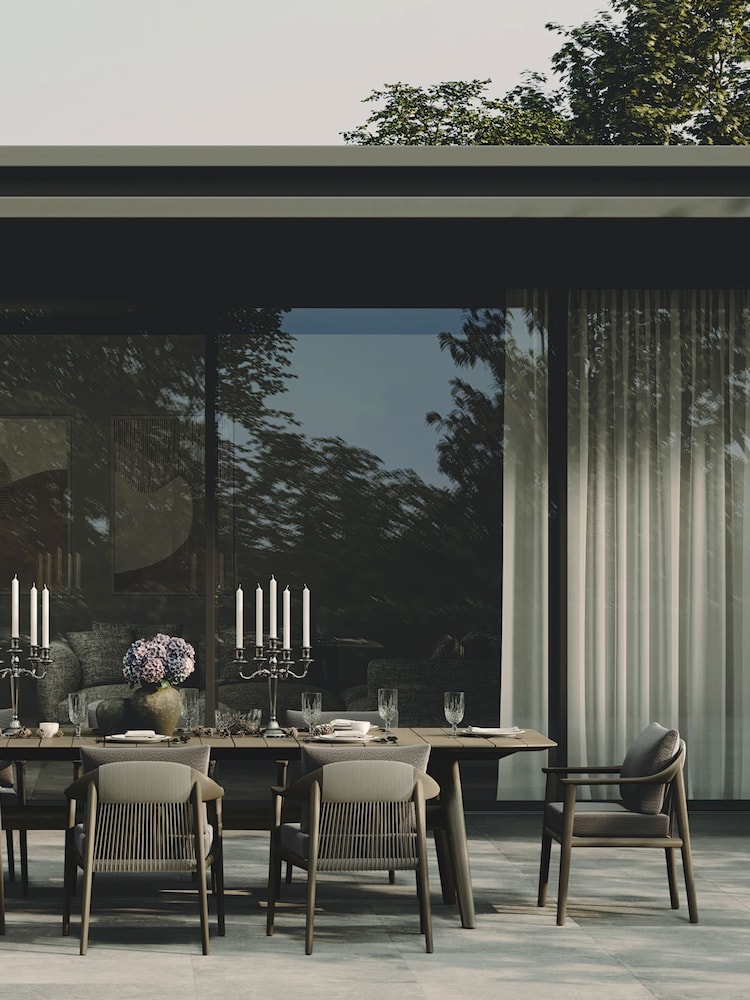 Nth Degree Dark Teak N1 8 Seater Dining Table - Image 1 of 5 Nth Degree Dark Teak N1 8 Seater Dining Table - Image 1 of 5