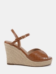Novo Brown Bliss Espadrille Wedge Sandals - Image 2 of 6