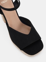 Negro - Novo Lennon Block Heel Platform Ankle Strap Sandals - Imagen 5 de 6