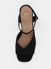 Negro - Novo Lennon Block Heel Platform Ankle Strap Sandals - Imagen 6 de 6