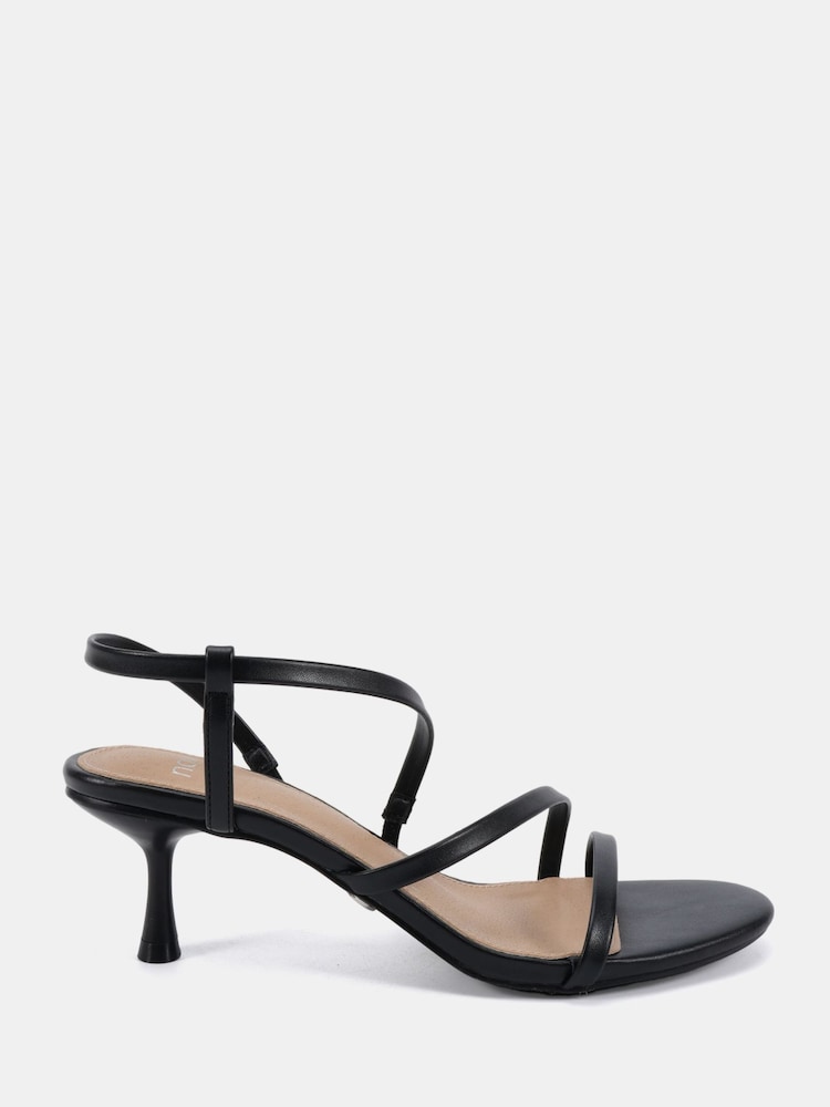 Novo Black Luna Low Heel Strappy Sandals - Image 2 of 6