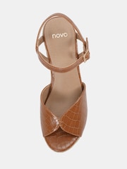 Braun - Novo Bliss Espadrille Wedge Sandals - Bild 5 von 6