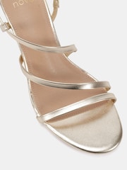 Novo Gold Luna Low Heel Strappy Sandals - Image 6 of 6