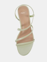 Novo Green Luna Low Heel Strappy Sandals - Image 5 of 6