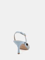 أزرق - Novo Harri Raffia Two Part Mid Point Courts - صورة 4 من 6