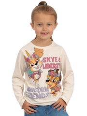 Character Cream PAW Patrol Long Sleeve Skye And Liberty T-Shirt - Image 11 of 12