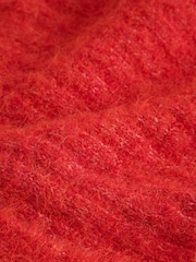 Rouge - Boucle Long Sleeve Slim Fit Cardigan with Wool - Image 2 de 3