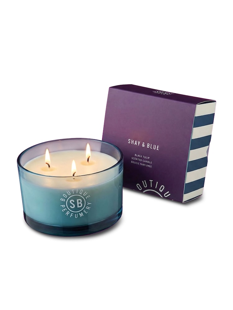 Shay & Blue Black Tulip Candle 650g - Image 1 of 1