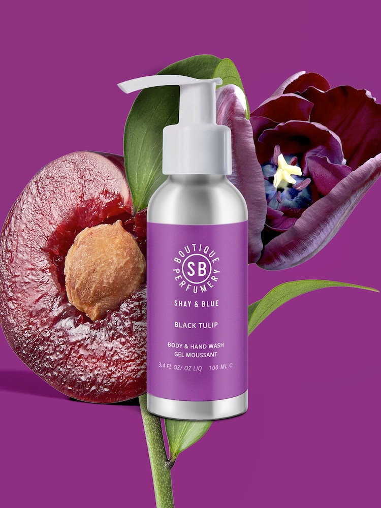 Shay & Blue Black Tulip Hand & Body Wash 100ml - Image 2 of 3