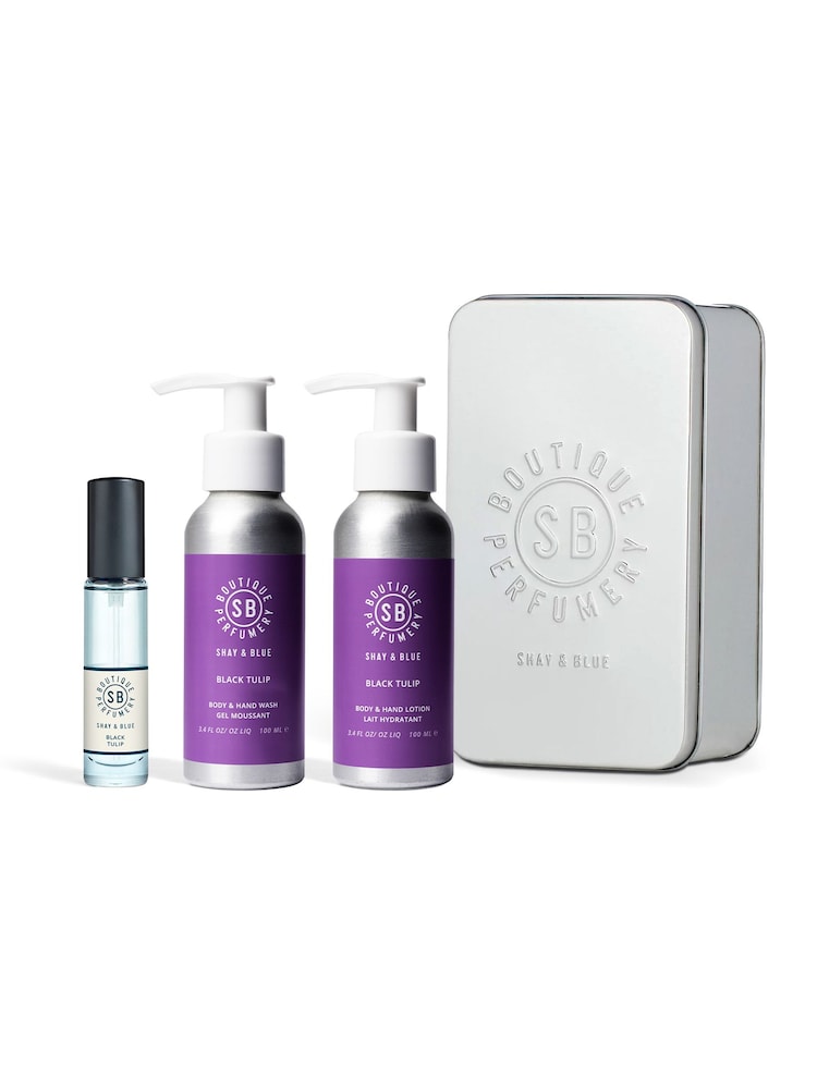 Shay & Blue Black Tulip Gift Set 3 Piece - Image 1 of 1