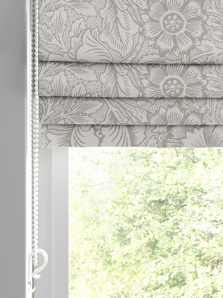William Morris At Home Poppy Smoke Made to Measure Roman Blind - Image 2 of 6