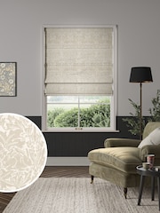 William Morris At Home Brother Rabbit Boucle Linen Made to Measure Roman Blind - Image 1 of 6