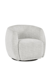 Julian Bowen Oyster Bowline Swivel Chair - Image 6 of 8