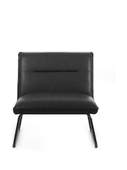 Julian Bowen Black Saxon Lounge Chair - Image 7 of 8