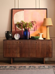 Swoon Tobacco Highgate Mango Wood Three Door Sideboard - Image 1 of 8